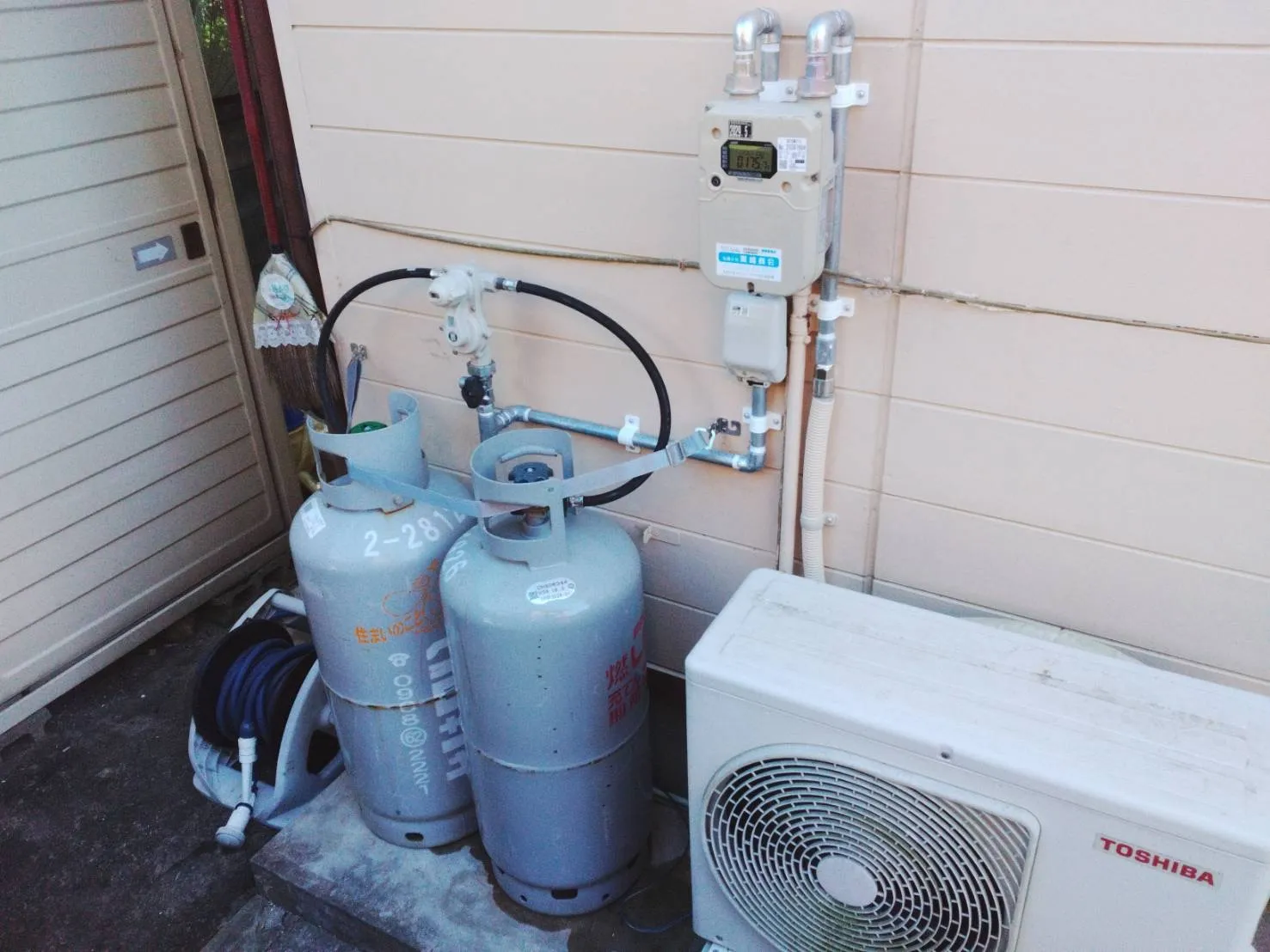 エコキュートからガス給湯器へ