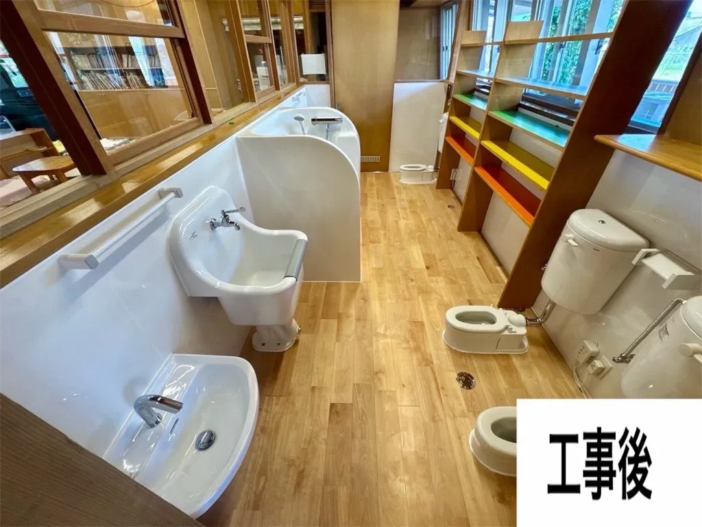 保育園幼児室トイレ改修工事